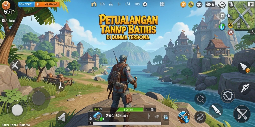 Gameplay seru di dunia terbuka 55FIVE yang memikat.