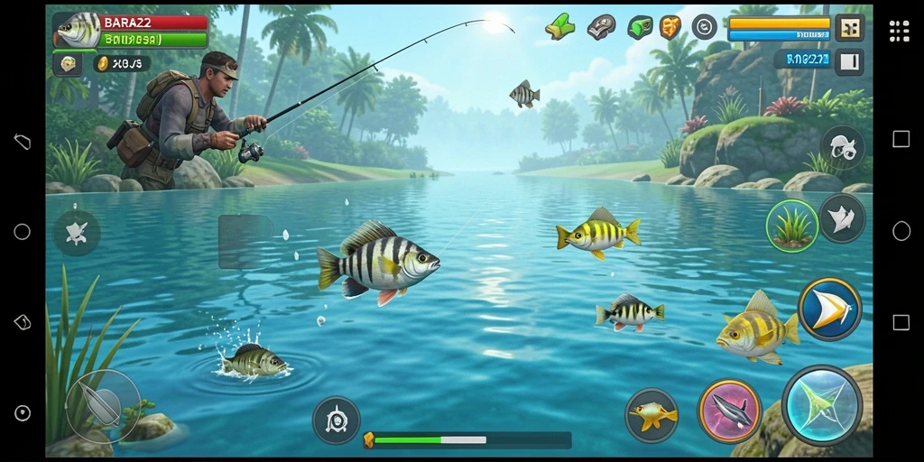 Tangkapan besar dalam gameplay BARA22 yang mengasyikkan.