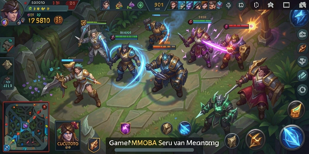 Gameplay CUCUTOTO yang mendebarkan dalam pertempuran MOBA.