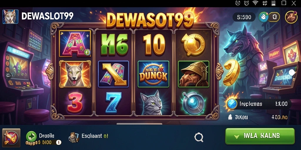 Screenshot utama DEWASLOT99 dengan gameplay menyeramkan.