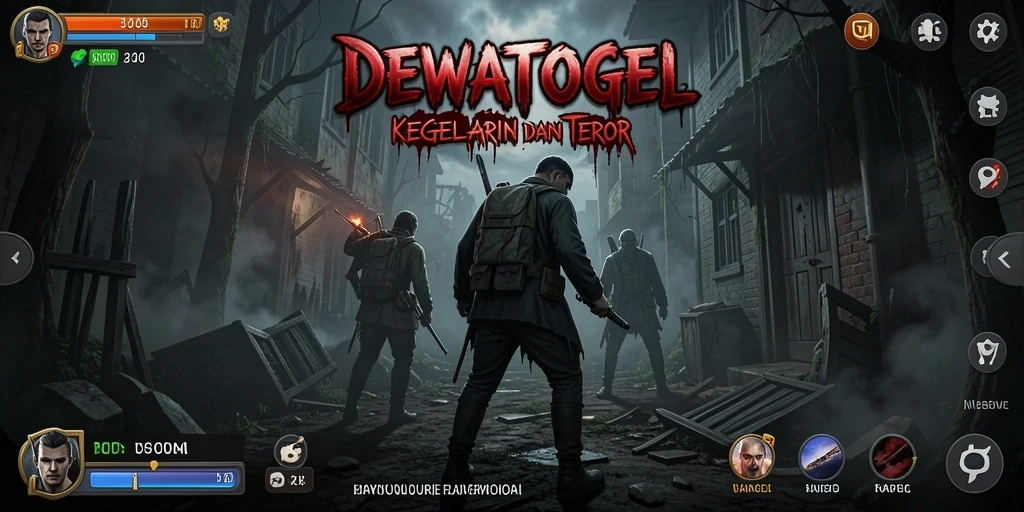 Gameplay menegangkan DEWATOGEL dengan suasana Horror yang kental.