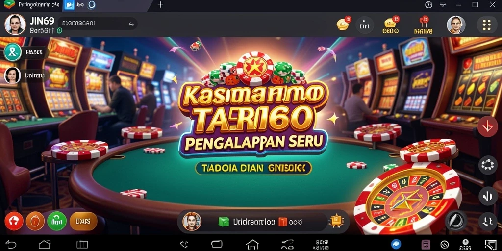 Tampilan gameplay menarik dari JIN69 saat bermain Kasino.