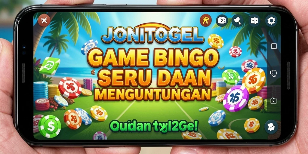 Screenshot utama JONITOGEL menampilkan keseruan permainan Bingo.