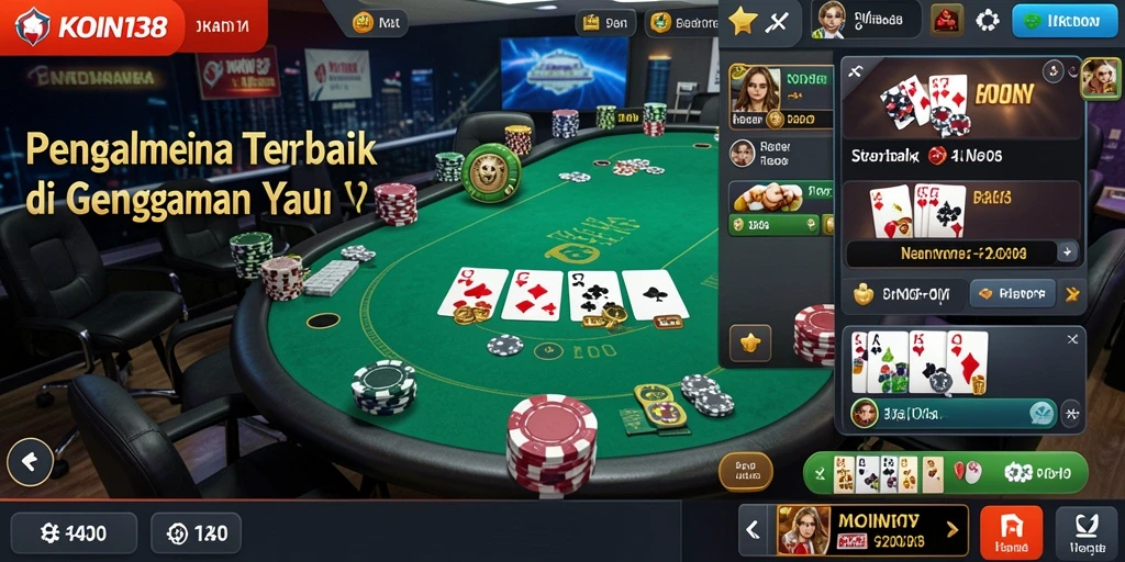Tampilan gameplay KOIN138 yang menarik dan mendebarkan.