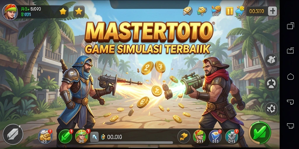Gameplay menarik dalam MASTERTOTO yang menunjukkan interaksi karakter.