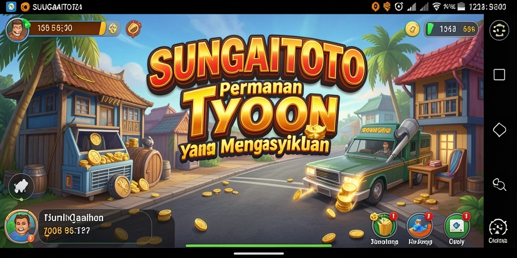 Screenshot gameplay SUNGAITOTO dengan elemen Tycoon yang menarik.
