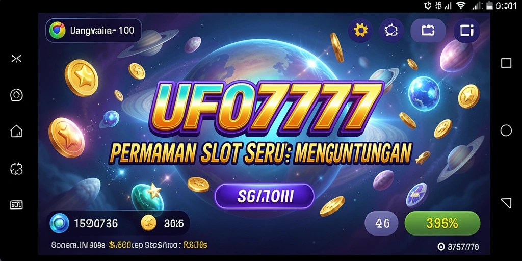 Tampilan gameplay UFO777 dengan fitur slot yang mengasyikkan